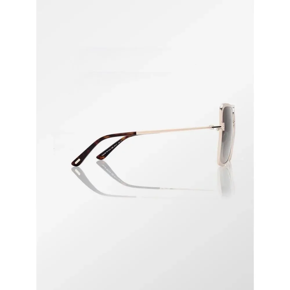 New Tom Ford Tara FT1319 28B Rose Gold Frame Sunglasses Grey Gradient Lenses